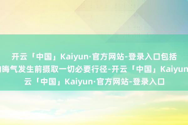 开云「中国」Kaiyun·官方网站-登录入口包括安答理必须在更大的晦气发生前摄取一切必要行径-开云「中国」Kaiyun·官方网站-登录入口